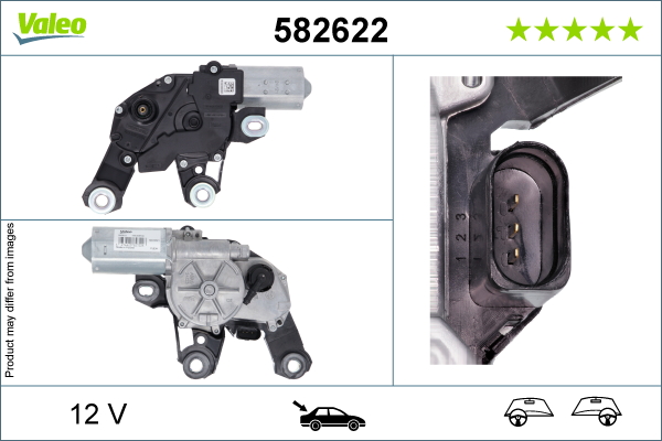 Motore tergicristallo - 582622 VALEO